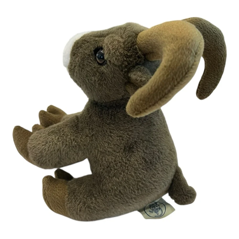 Ivan the Ibex Plush Plush Goat Toy Ram Tiger Tale Toys 8”